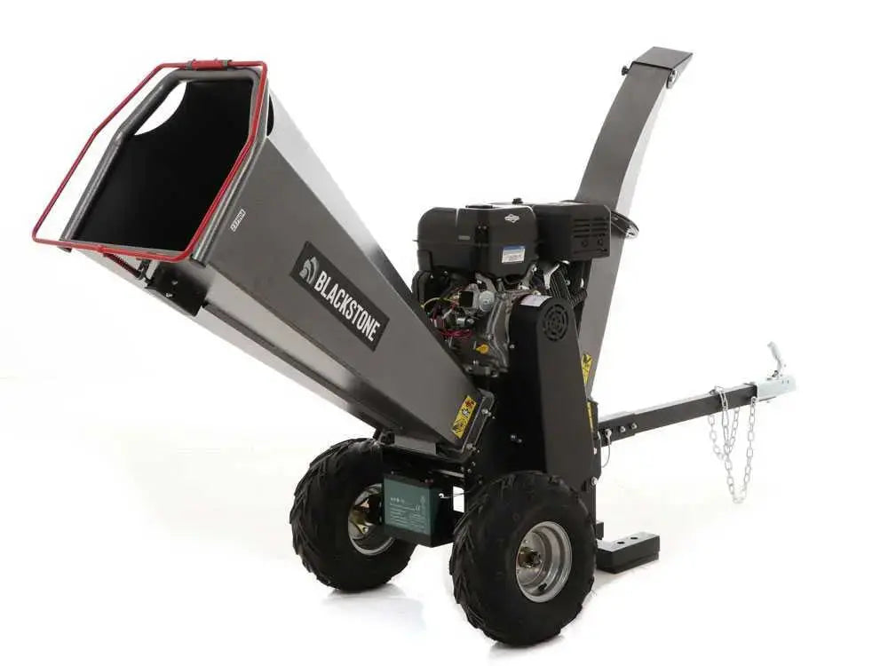 BlackStone BC 1500 LE - Broyeur de branches thermique professionnel - Moteur essence Loncin 12,24 CV EXPANSION MACHINES