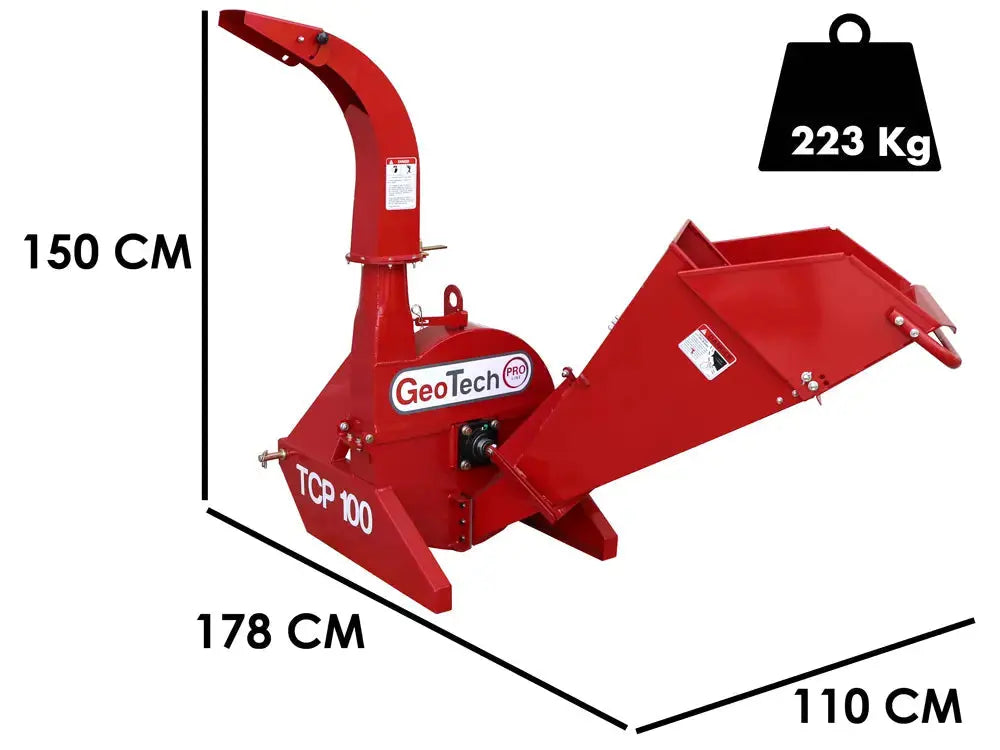 Broyeur de branches à tracteur GeoTech Pro TCP 100 - Neuf EXPANSION MACHINES