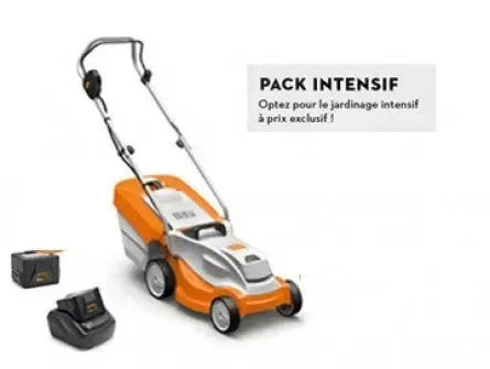 TONDEUSE STIHL RMA 235 PACK INTENSIF AVEC 2 X AK 20 + AL 101 EXPANSION MACHINES