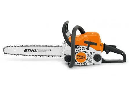 TRONÇONNEUSE STIHL MS 180 C-BE AVEC 2 CHAINES D&#8217;ORIGINE EXPANSION MACHINES