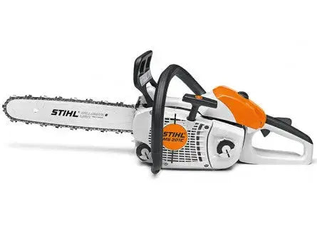 TRONÇONNEUSE STIHL MS 201 C-M AVEC 2 CHAINES D&#8217;ORIGINE EXPANSION MACHINES