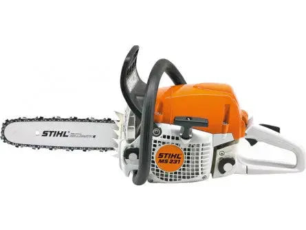 TRONÇONNEUSE STIHL MS 231 AVEC 2 CHAINES D&#8217;ORIGINE EXPANSION MACHINES