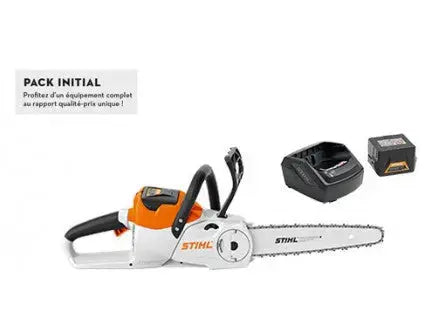 TRONÇONNEUSE STIHL MSA 140 C-B PACK INITIAL AVEC AK 30 + AL 101 EXPANSION MACHINES