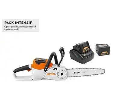 TRONÇONNEUSE STIHL MSA 140 C-B PACK INTENSIF AVEC 2 X AK 30 + AL 101 EXPANSION MACHINES